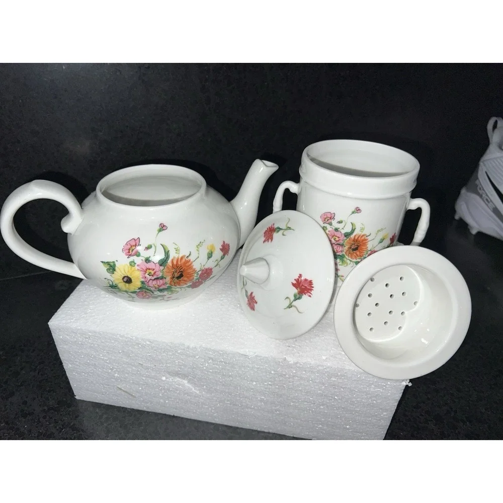 (..-5)Vintage Via Gordon Bleu Coffee /tea Pot Made In France